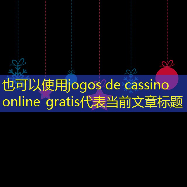 jogos de cassino online gratis